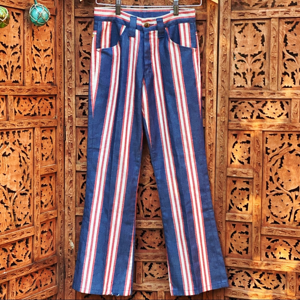 1970s Farah Rock 'n' Roll Denim Straight Leg Pants